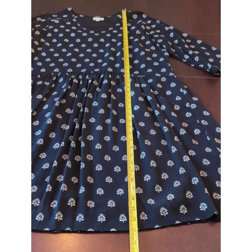 Garnet Hill | Bohemian Pocket Detail Dress | 12 | Black & White - Picture 5 of 11